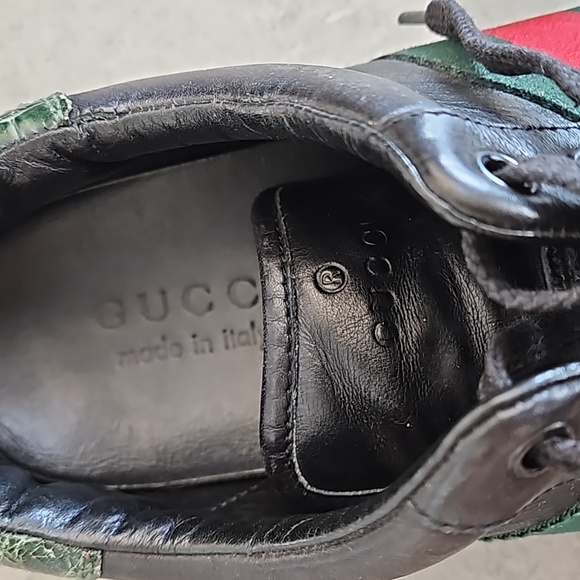 Gucci Ace sneakers with crocodile backdrops - Picture 3 of 6